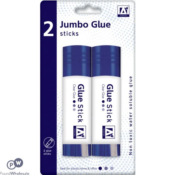 JUMBO GLUE STICKS 2-PACK