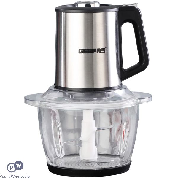 Geepas 400w Mini Food Processor & Mini Chopper 1.2l