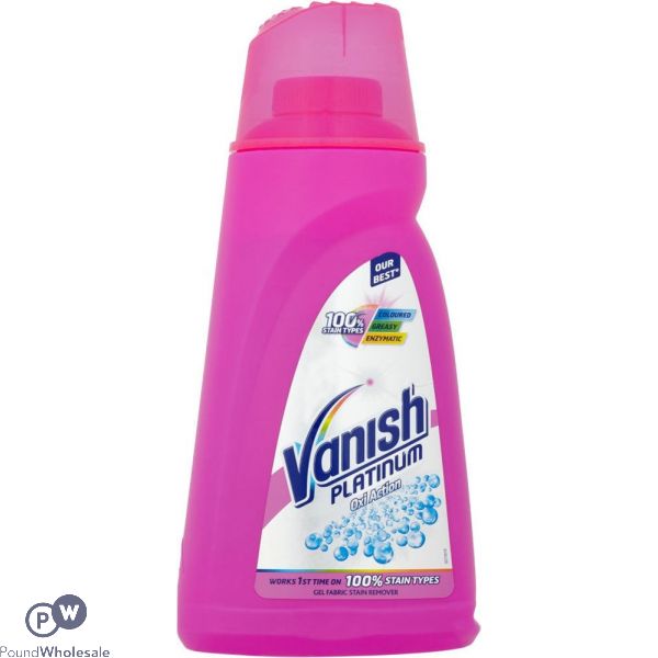 Vanish Platinum Oxi Action Gel Stain Remover 940ml