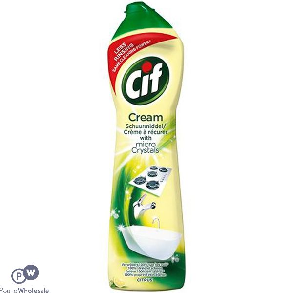 Cif Lemon Cream With Micro Particles 500ml