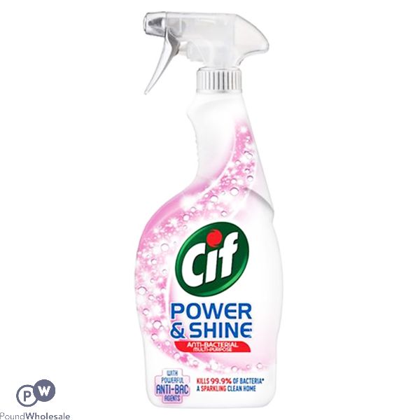 Cif Power & Shine Bleach Anti-bacterial Cleaning Spray 700ml