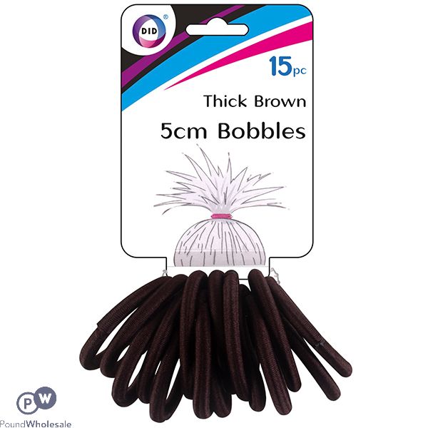 DID 5CM THICK BROWN BOBBLES 15PC