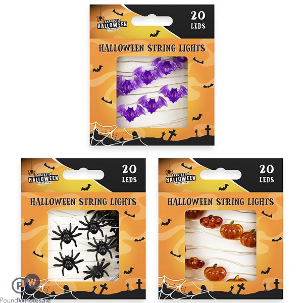Halloween String Lights 200cm Assorted
