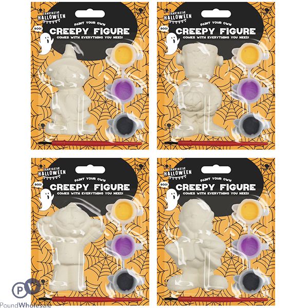 HALLOWEEN PAINT YOUR OWN FIGURE KIT ASSORTED
