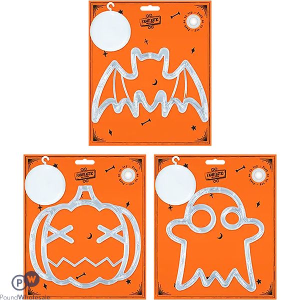 Halloween Led Neon Suction Window Lights Assorted