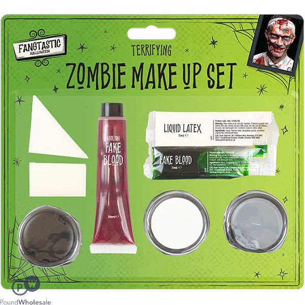 Halloween Terrifying Zombie Make-up Set 8pc
