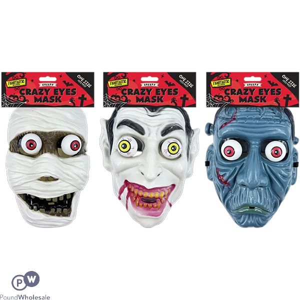 Halloween Creepy Crazy Eyes Mask Assorted