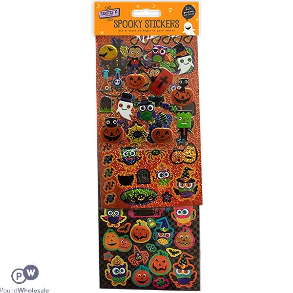 Halloween Spooky Holographic Stickers Pack