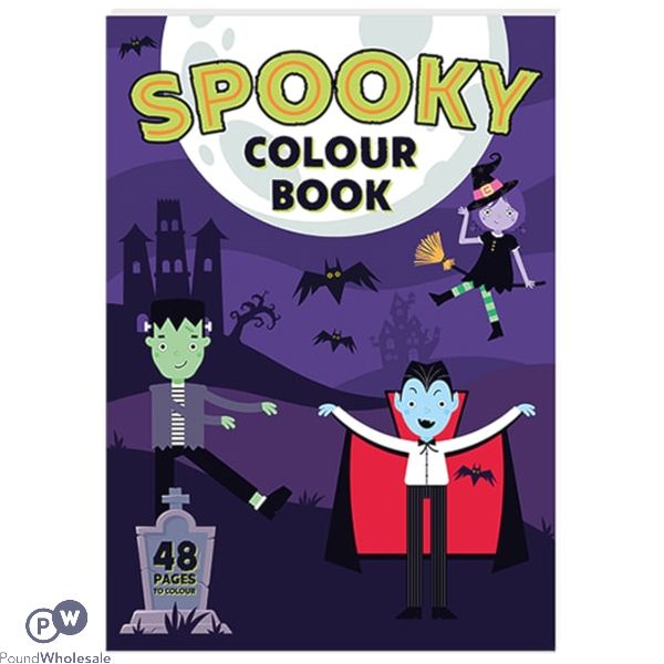 Halloween Spooky Colouring Book 48 Pages