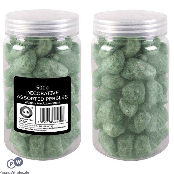 DID DECORATIVE ASSORTED PEBBLES 500G