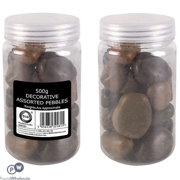 Did Decorative Large Assorted Pebbles 500g