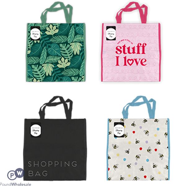 My House & Home Reusable Shopping Bag Assorted