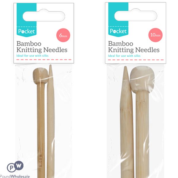 Pocket Bamboo Knitting Needles Assorted