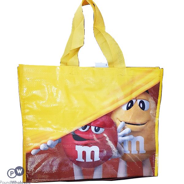 M&m's Pp Woven Shopping Bag 44cm X 36cm