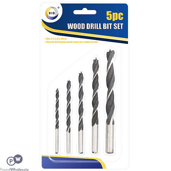 Did Wood Drill Bit Set 5pc