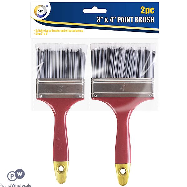 Did 3" & 4" Paint Brush Set 2pc