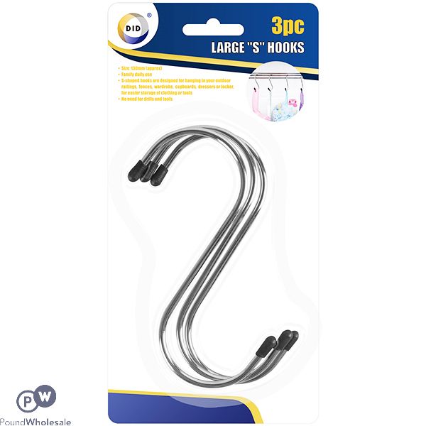 Did Large "s" Hooks 3pc