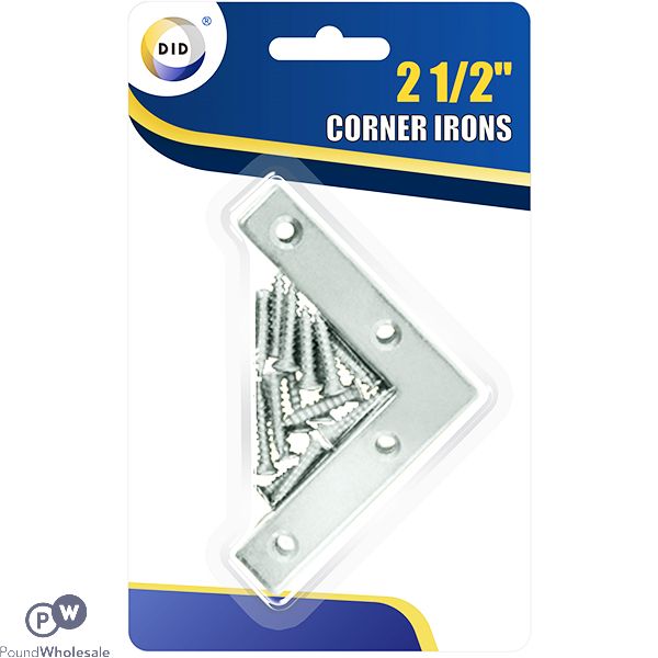 Did 2 1/2" Corner Irons 4 Pack