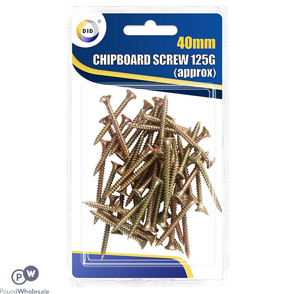 Did 40mm Chipboard Screw 125g