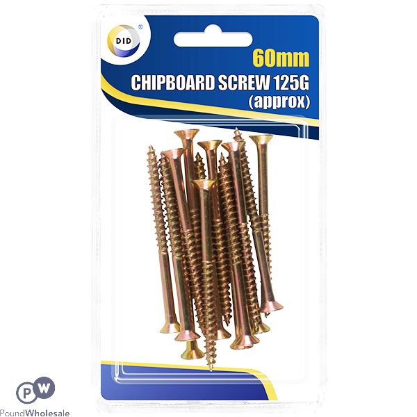 Did 60mm Chipboard Screw 125g