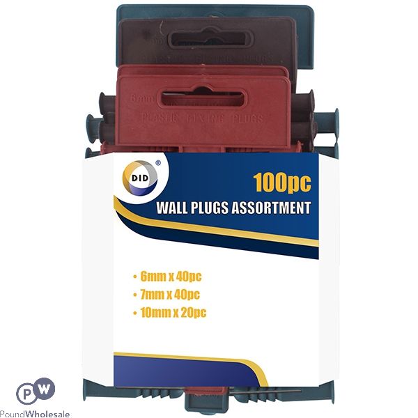 Did Wall Plugs Assortment 100pc