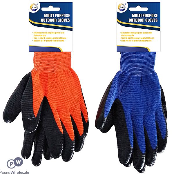 Did Multi-purpose Outdoor Gloves Assorted Colours