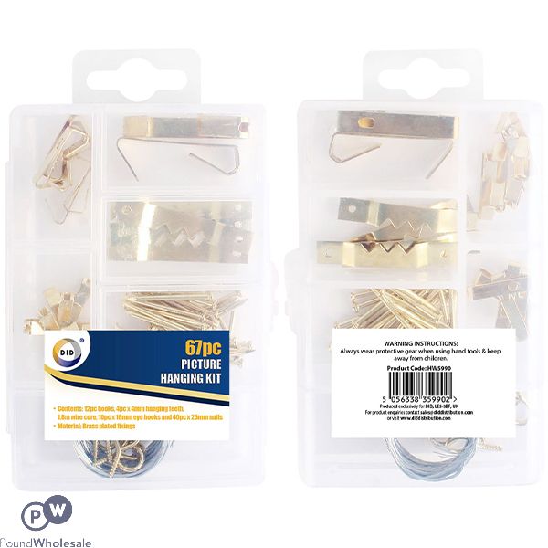 DID PICTURE HANGING KIT 67PC