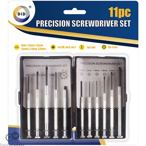 DID Precision Screwdriver Set 11pc