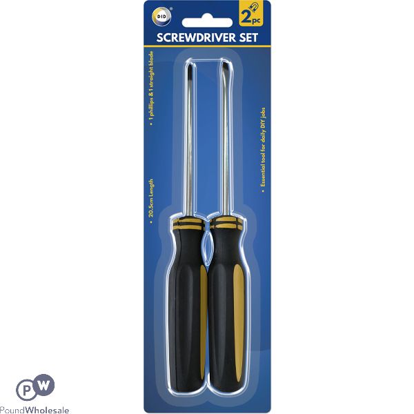 Did 20.5cm Flat & Philips Screwdriver Set 2pc