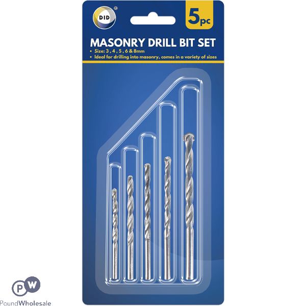 Did Masonry Drill Bet Set 5 Pack