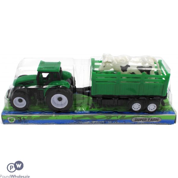 Toy Farm Tractor And Trailer 