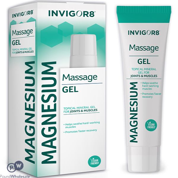 Invigor8 Magnesium Topical Mineral Massage Gel 100ml