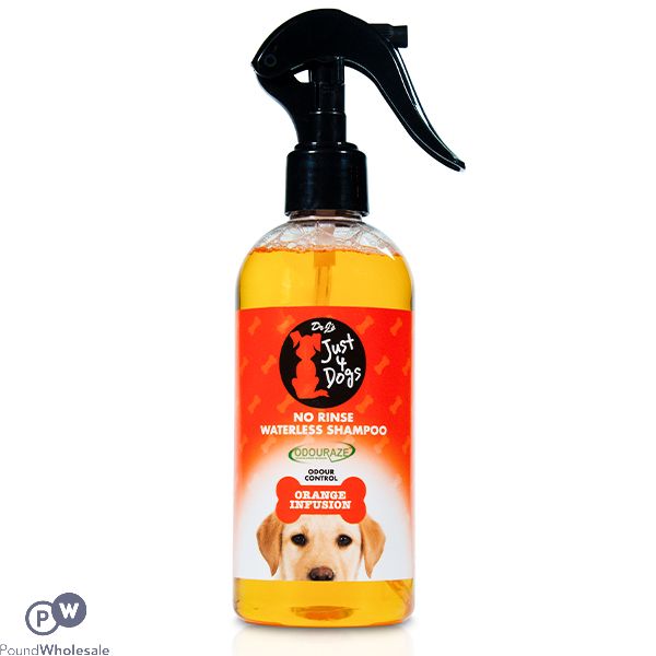 Dr J's Just 4 Dogs Orange Waterless Shampoo 300ml