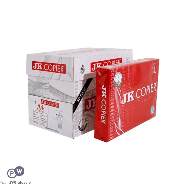 A4 Printer Copier Paper 80 Gsm 2500 Sheets (5 X Reams)