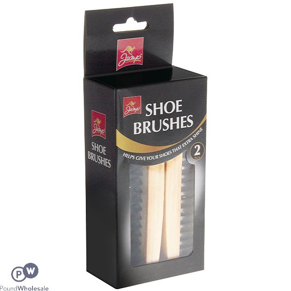 JUMP SHOE POLISHING BRUSHES 2 PACK