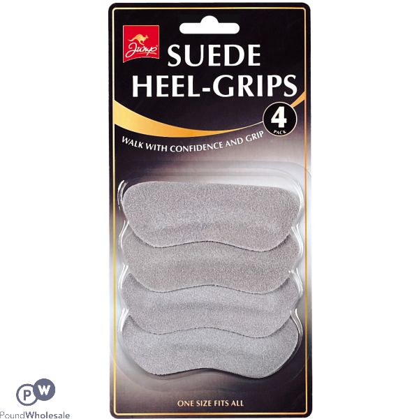 JUMP SUEDE HEEL-GRIPS 4 PACK