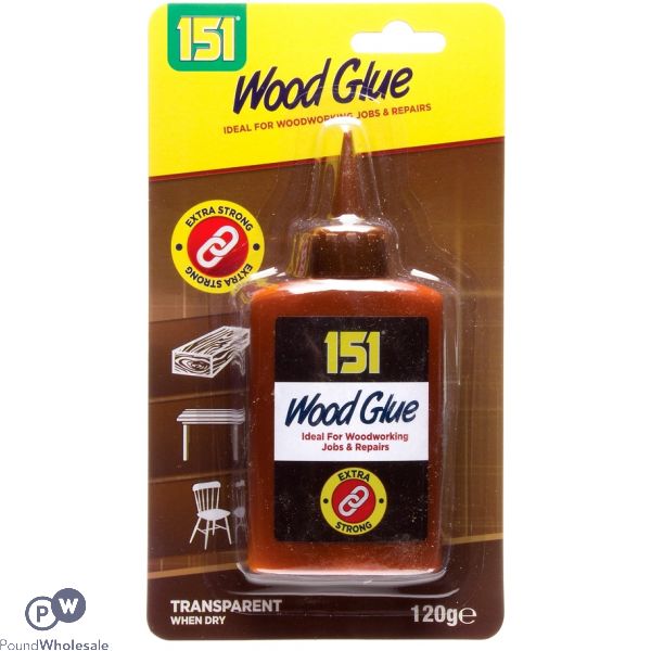 151 Extra Strong Transparent Wood Glue 120g