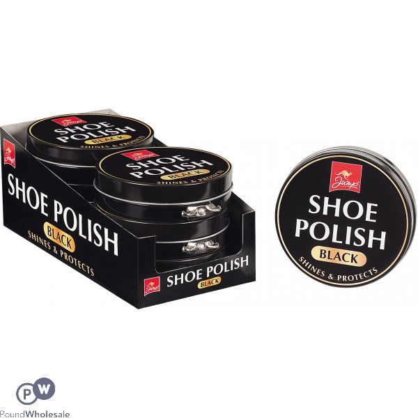 Jump Black Shoe Polish Tin 80g CDU