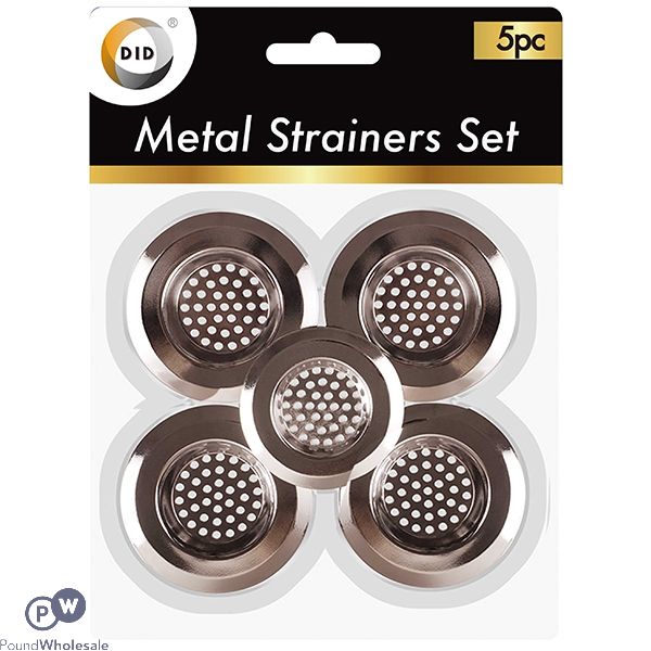 DID METAL STRAINERS SET 5 PACK