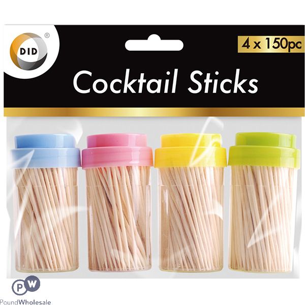 DID Cocktail Sticks Set 4 X 150pc