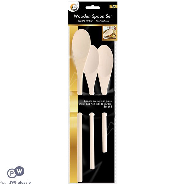 Did Wooden Spoon Set 3pc