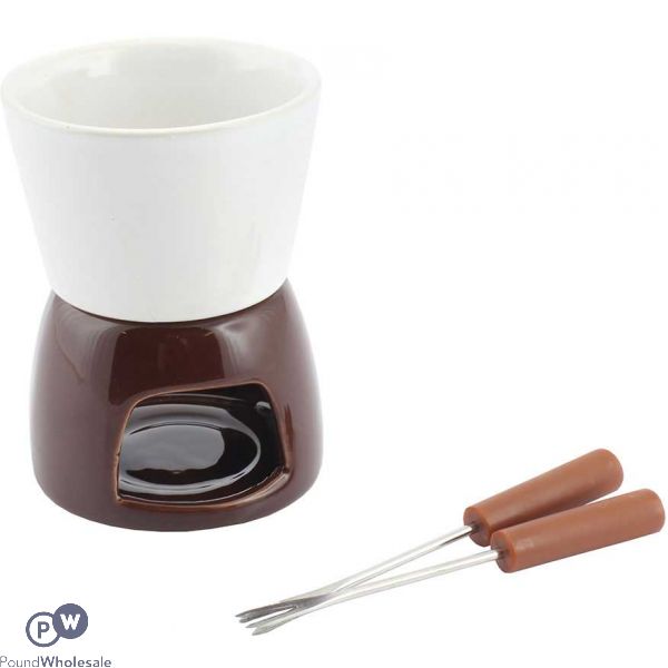 Chocolate Fondue Set With Dipping Forks