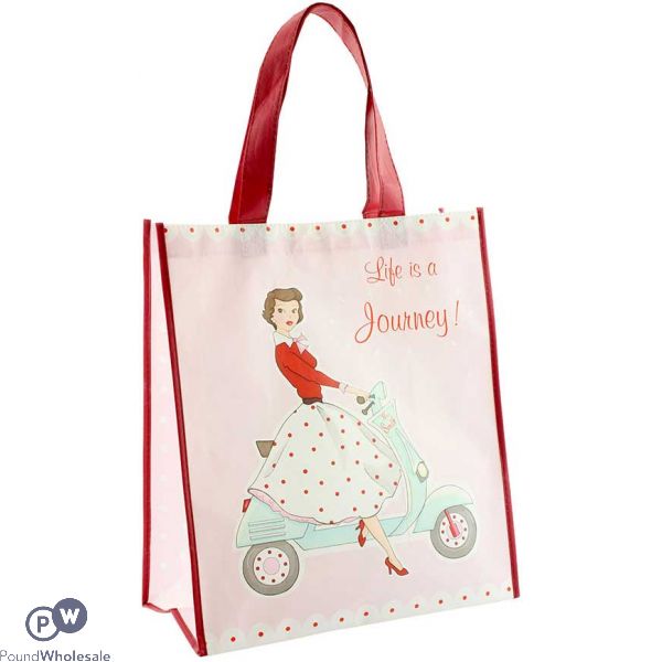 Mrs Smith Life Is A Journey Shopper Bag