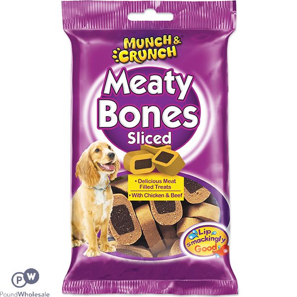 Munch & Crunch Sliced Meaty Bones 140g