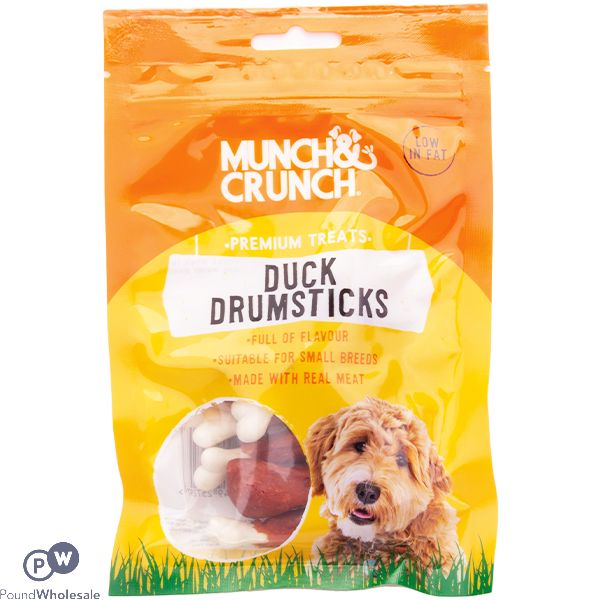 Munch & Crunch Duck Drumsticks Dog Treats 70g