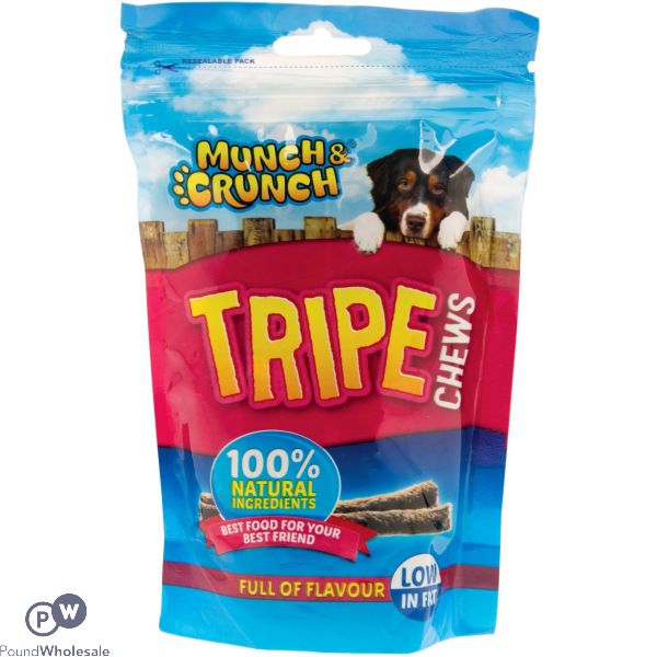 MUNCH & CRUNCH TRIPE CHEWS 200G