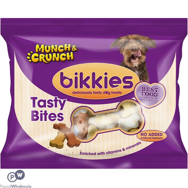 MUNCH & CRUNCH TASTY BITES BIKKIES 300G