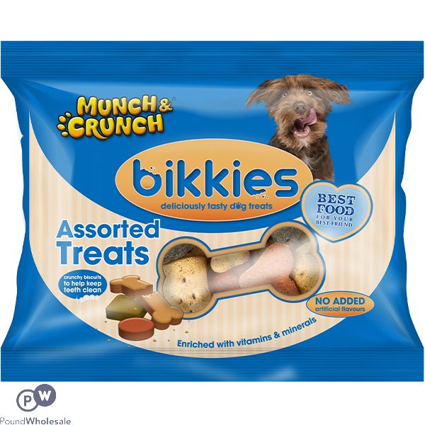 Munch & Crunch Assorted Treats Bikkies 350g