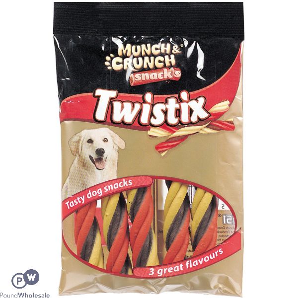 MUNCH & CRUNCH TRI COLOUR TWISTIX 5 PACK