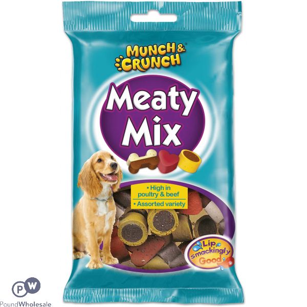 MUNCH & CRUNCH MEATY MIX 3 FLAVOURS